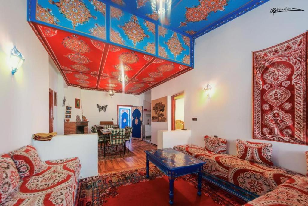 Dar Casa Plasa Grande Chefchaouen Bagian luar foto