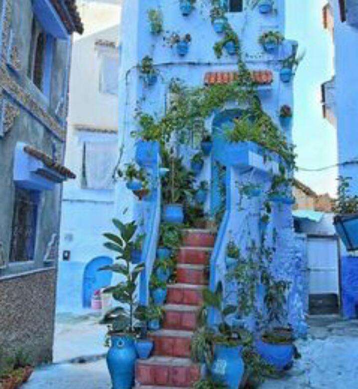 Dar Casa Plasa Grande Chefchaouen Bagian luar foto