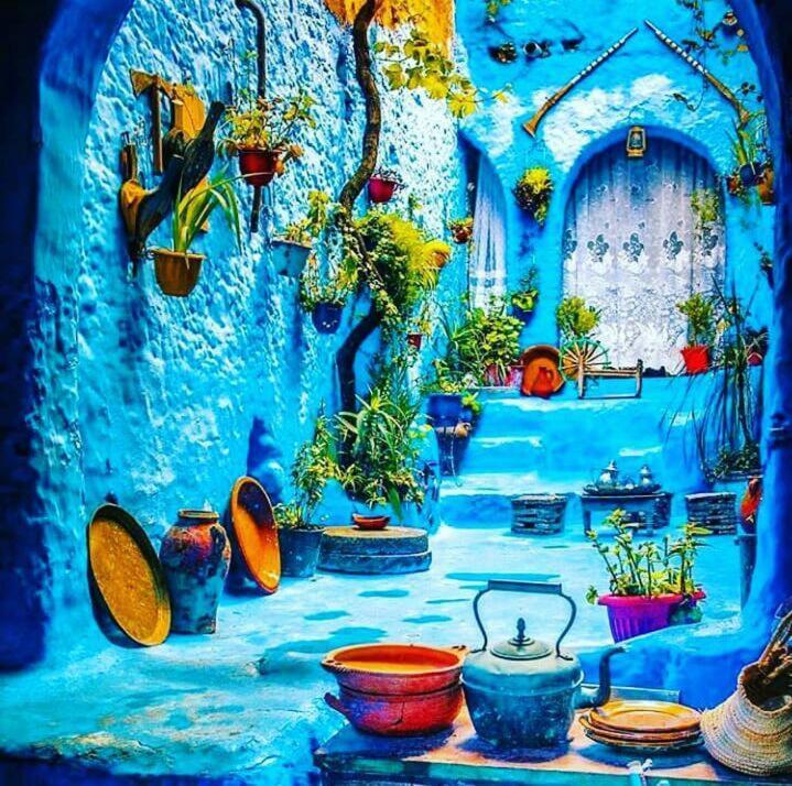 Dar Casa Plasa Grande Chefchaouen Bagian luar foto