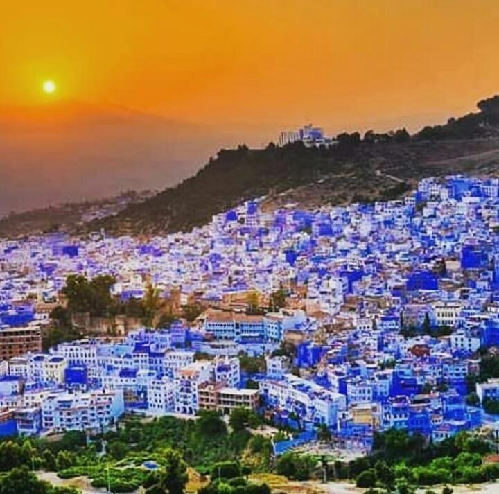 Dar Casa Plasa Grande Chefchaouen Bagian luar foto