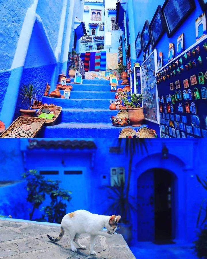 Dar Casa Plasa Grande Chefchaouen Bagian luar foto