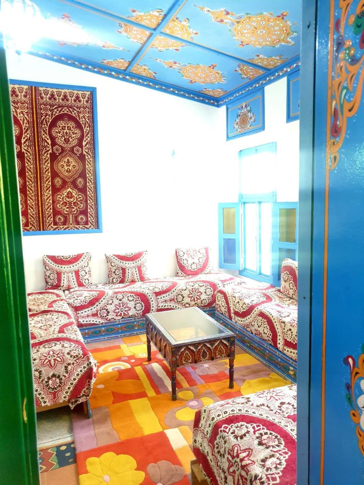 Dar Casa Plasa Grande Chefchaouen Bagian luar foto